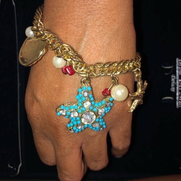 Turquoise seashell beachy jewelry set - Picture 4 of 6